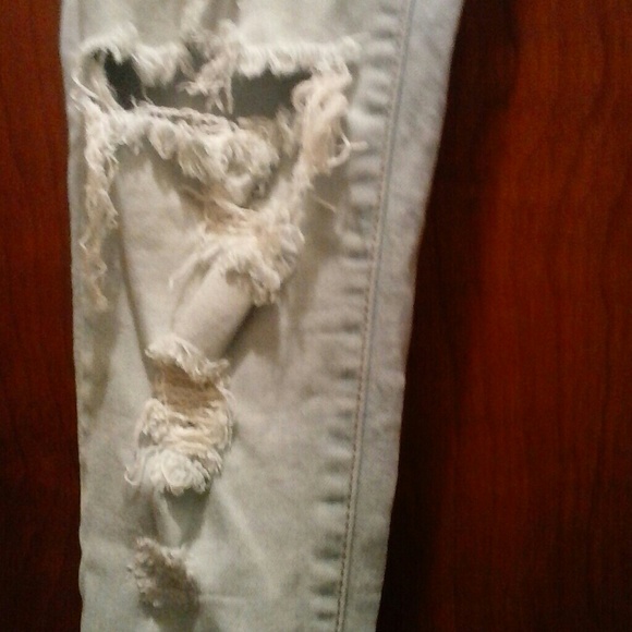 Zara Basic Ripped Distresded Skinny Jeans 4 - Picture 5 of 12